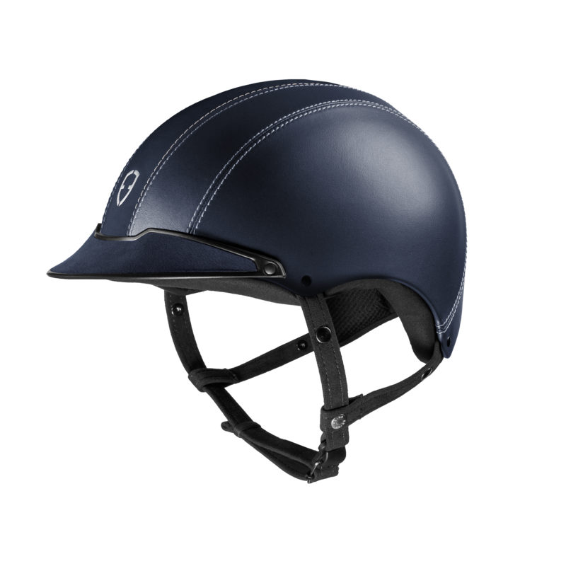Epona Leather Collection Epona Navy casque design made in france