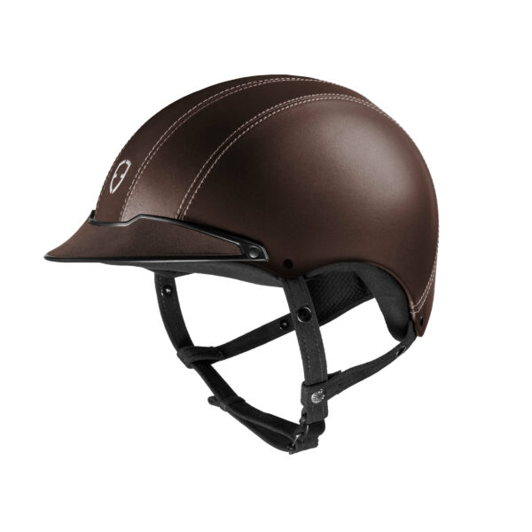 Epona Leather Collection Epona Mocha casque design made in france
