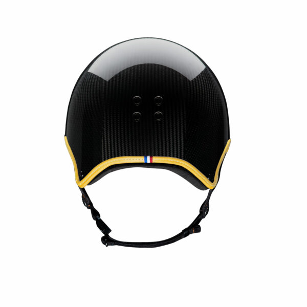Epona Fiber Collection Epona Carbon Cross Yellow casque design made in france