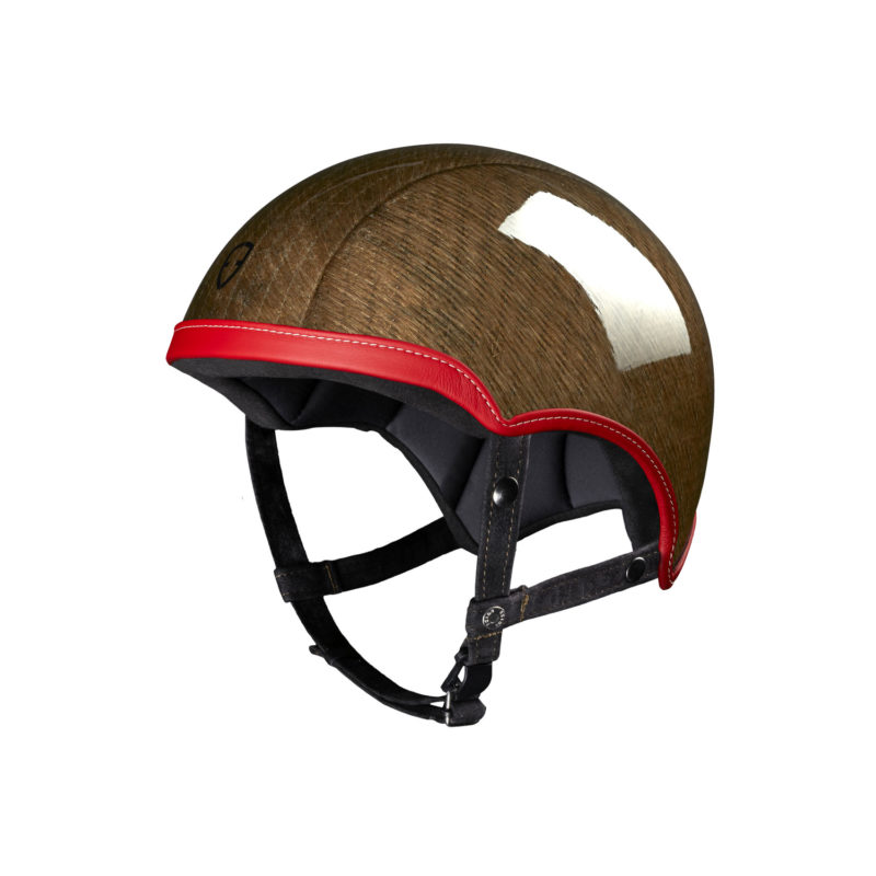Collection Epona Fibre Epona Lin Cross Rouge casque design made in france